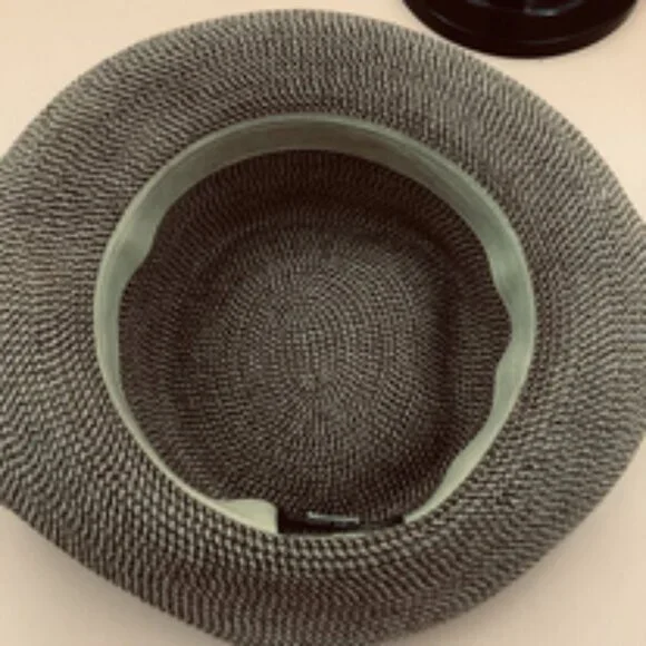 Vintage San Diego Hat Co Paper Braid Cloche Hat – Coastal Grandma Resort Sun Hat - Picture 9 of 13